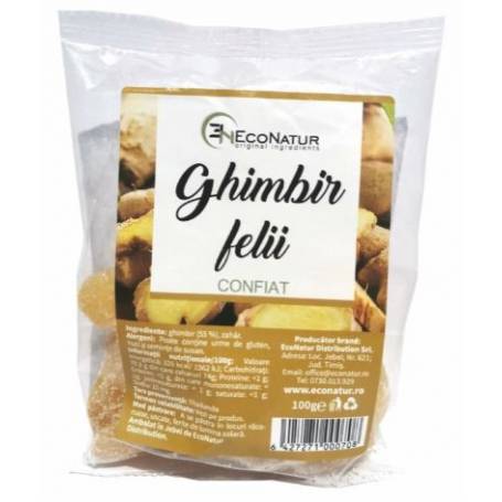 GHIMBIR FELII CONFIAT 100G - ECO NATUR