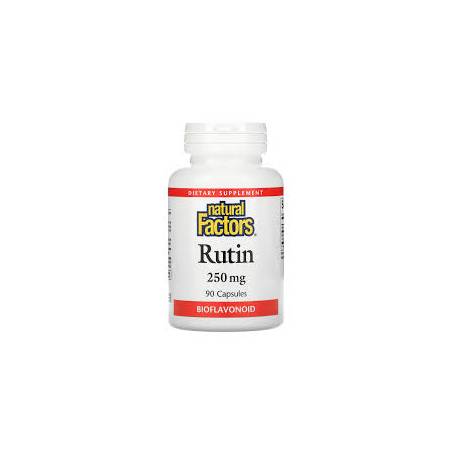 Rutin cu vitamina C, creste rezistenta peretilor capilari, 250 mg, 90 caspusle, Organika