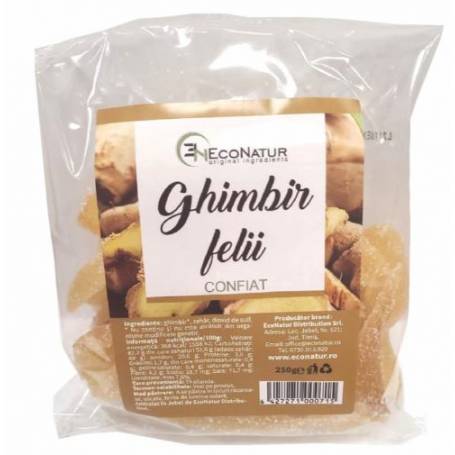 GHIMBIR FELII CONFIAT 250G - ECO NATUR