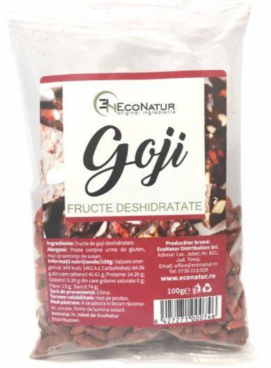 GOJI FRUCTE DESHIDRATATE 100G - ECO NATUR