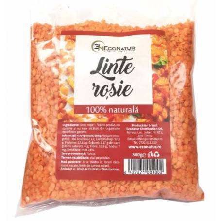 LINTE ROSIE 500G - ECO NATUR