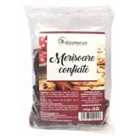 MERISOARE CONFIATE 100G - ECO NATUR