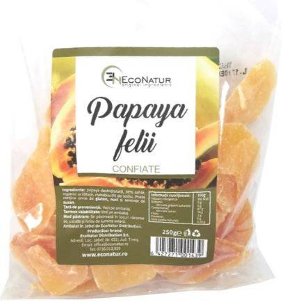 PAPAYA FELII CONFIATE 250G - ECO NATUR