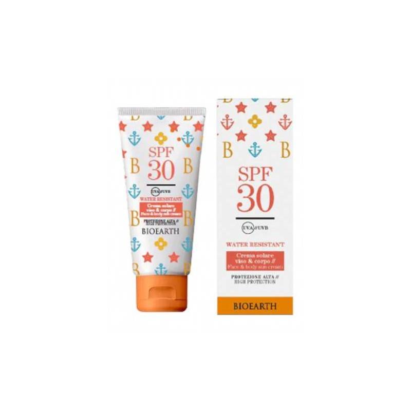 Crema solara pentru fata si corp, rezistenta la apa, SPF 30, 100 ml,