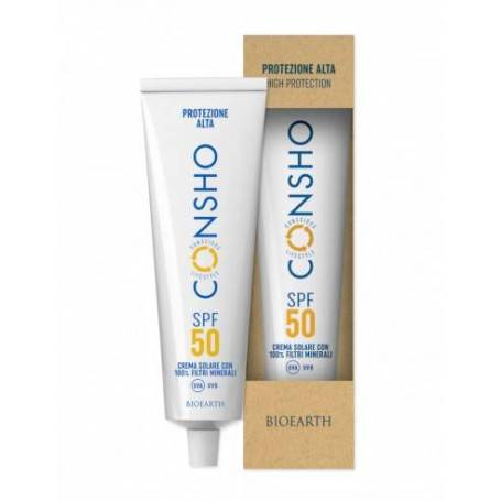 Crema solara SPF 50 cu filtre minerale, 100ml - Consho Bioearth