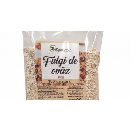 Fulgi de ovaz fini, 1 kg, EcoNatur