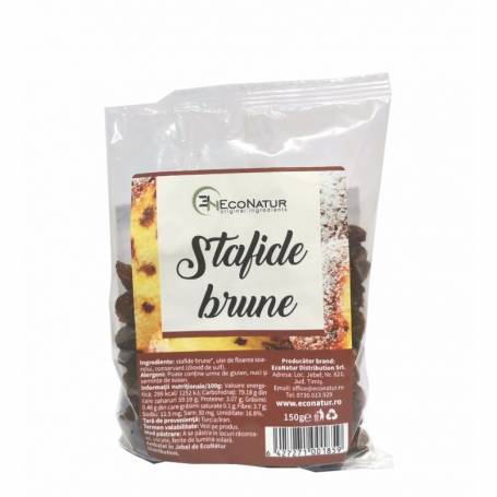 Stafide brune, 150g - Econatur