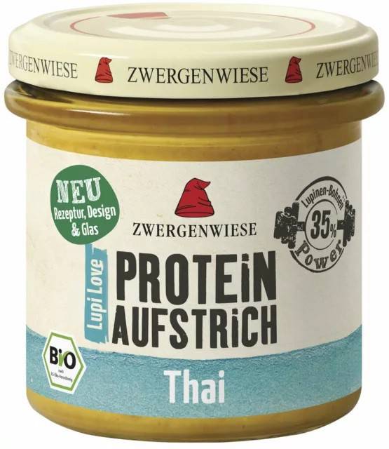 Crema tratinabila proteica thai, eco-bio, 135g - Zwergenwiese