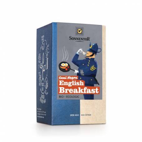 Ceai negru English Breakfast A.I, 18plic - Sonnentor