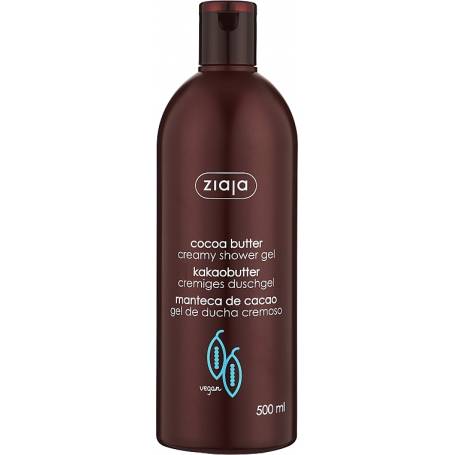 Gel de dus crema cu unt de cacao, 500 ml, Ziaja