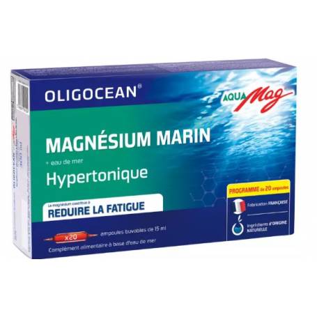 AquaMag - Magneziu marin, 20 fiole, Laboratoures Super Diet