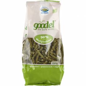 Spirelli proteice din fasole mung si in, fara gluten, eco-bio , 250g - Govinda