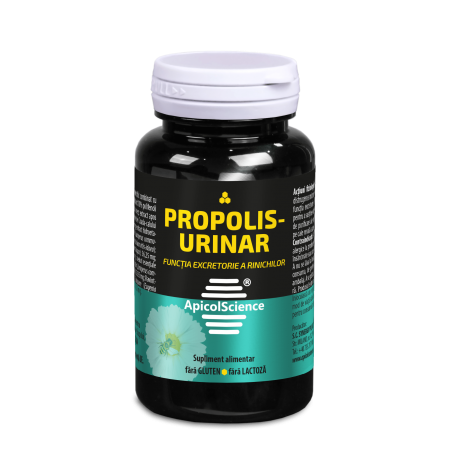 Propolis-Urinar, sustine functia rinichilor, 60 capsule, DVR Pharm