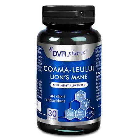 Coama leului, Lion’s Mane 30 capsule - DVR Pharm