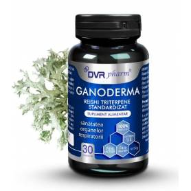 Ganoderma, Reishi Triterpene Standardizat 30 capsule - DVR Pharm