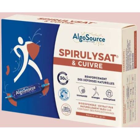 Spirulysat si Cupru 20 fiole - ALGO SOURCE