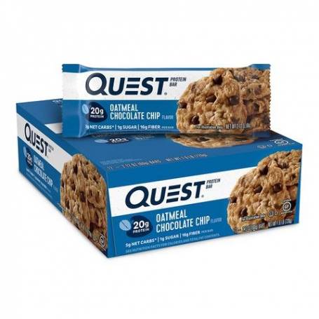 Quest Protein Bar, Baton Proteic, Cu Ovaz Si Ciocolata, 60 g, GNC