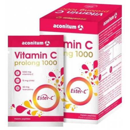 Vitamina C prolong 1000, 14 pliculete, Aconitum