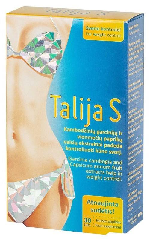 Talija S, sustine mentinerea greutatii corporale normale, 30 tablete, Aconitum