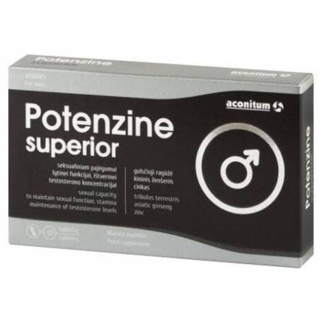 Potenzine superior, Potenta, 30 tablete, Aconitum