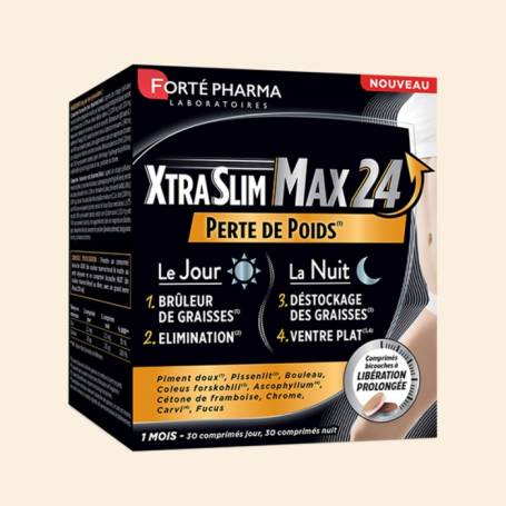 Xtraslim, Max 24H, Slabire, 60cpr - Forte Pharma