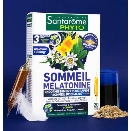 SOMMEIL Melatonina, 20 Fiole - SANTAROME