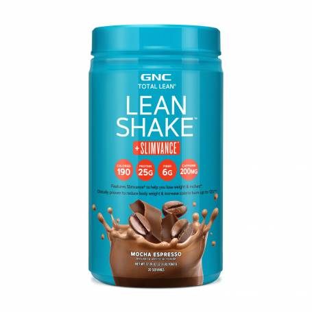 Total Lean® Lean Shake™ + Slimvance®, Shake Proteic cu Slimvance, cu Aroma de Cafea, 1060g - GNC