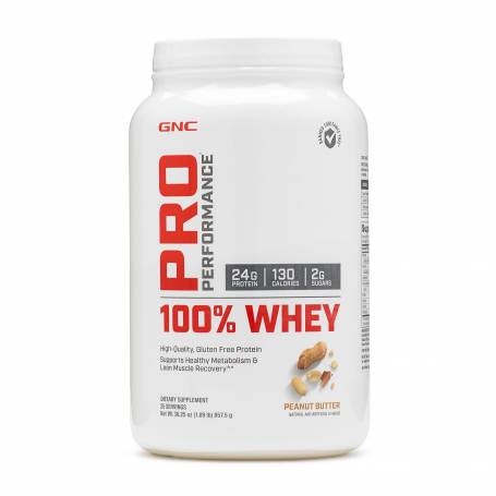 Pro Performance® 100% Proteina din Zer cu Aroma de Unt de Arahide, 857.5g - GNC