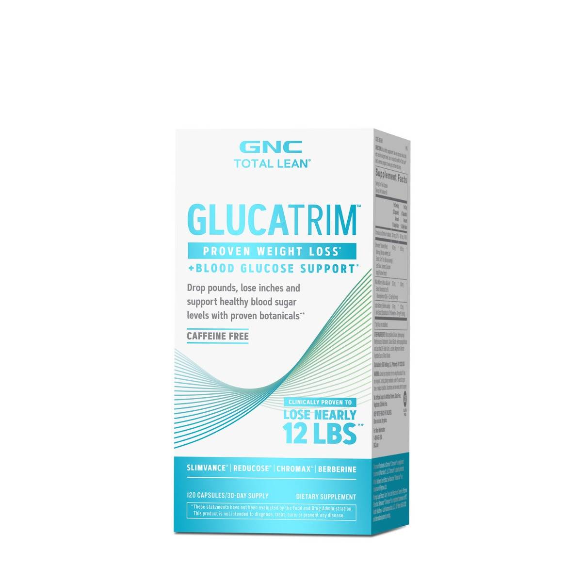 Formula Avansata Pentru Slabit, Total Lean Glucatrim Proven Weight Loss + Blood Glucose Support 120 Capsule - GNC