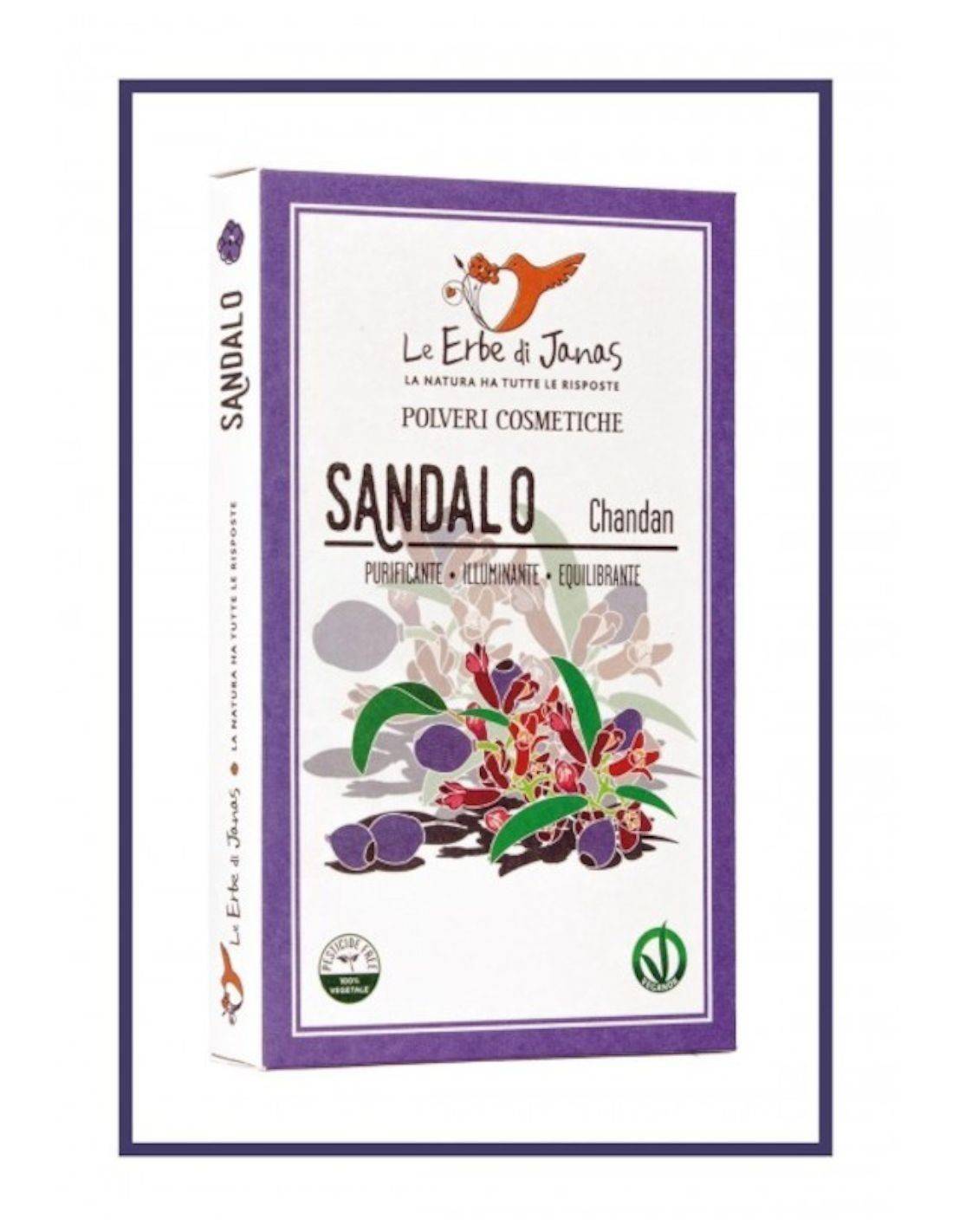 Pudra de lemn de santal, 100g - Le Erbe de Janas