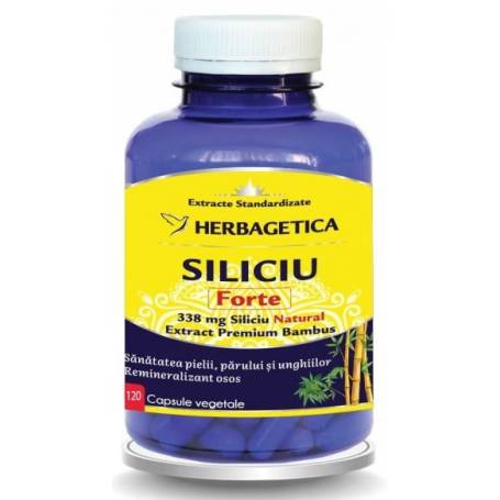 Siliciu Forte, 120 capsule, Herbagetica