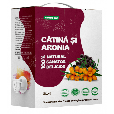 Suc de Catina cu Aronia, 100 % fruct, 3 litri, FROOTYA