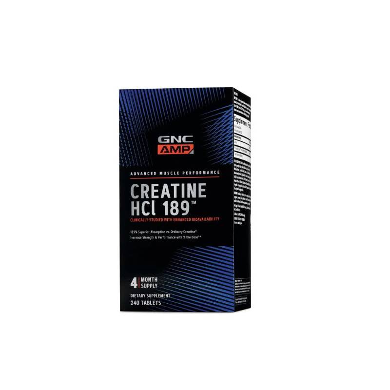 Amp Creatina Hcl 189, 240 Tb - Gnc