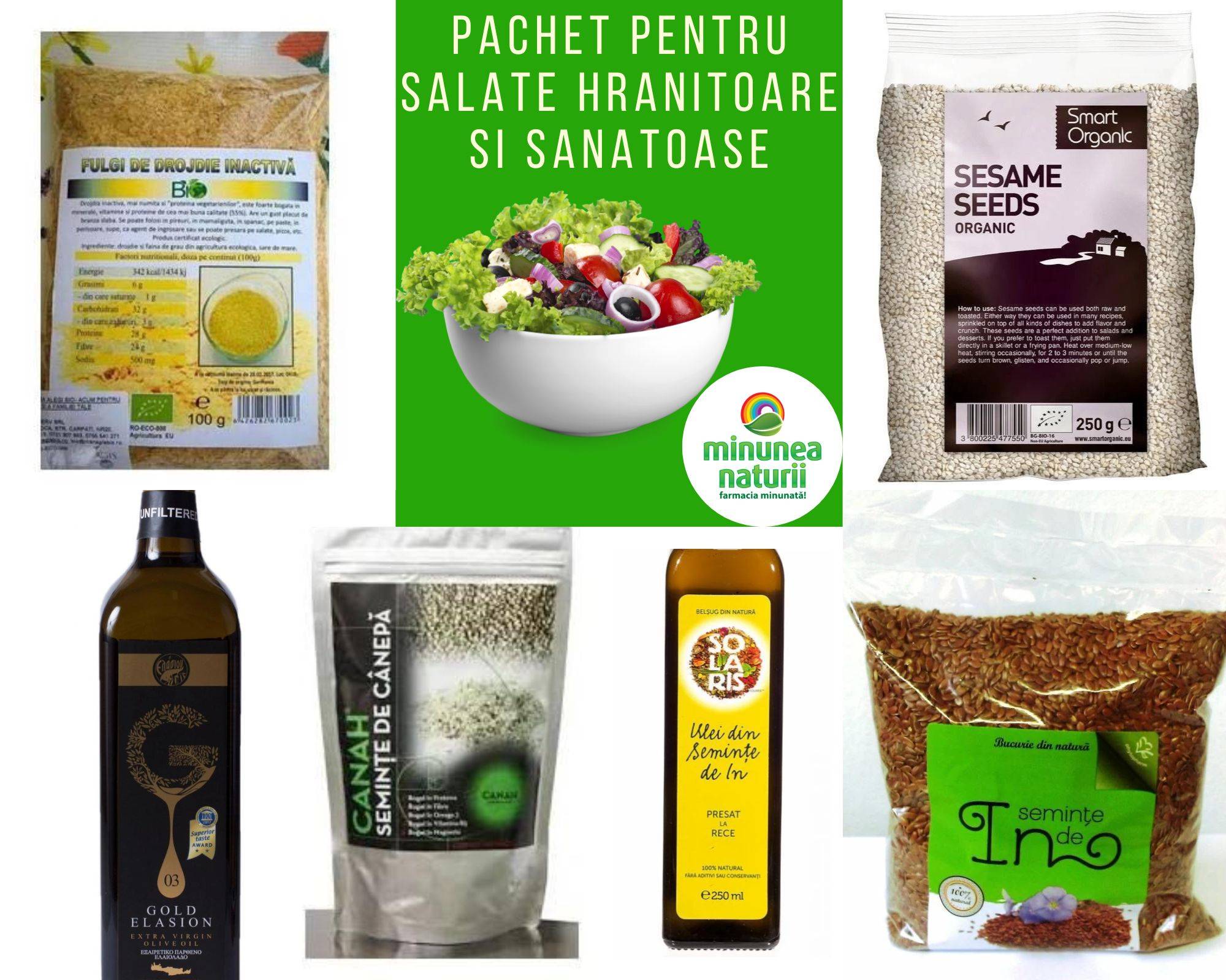 Pachet pentru salate sanatoase si hranitoare