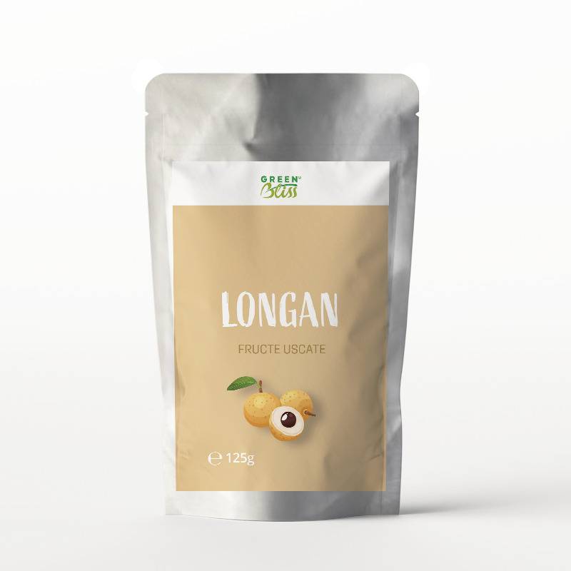 Longan fructe uscate, 125 g, Green Bliss