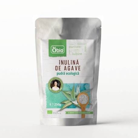 Inulina de agave pudra, eco-bio, 250g - Obio