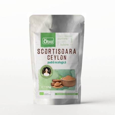 Scortisoara Ceylon pudra, eco-bio, 125g - Obio