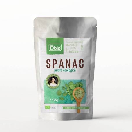 Spanac pudra ecologica, 125g - Obio