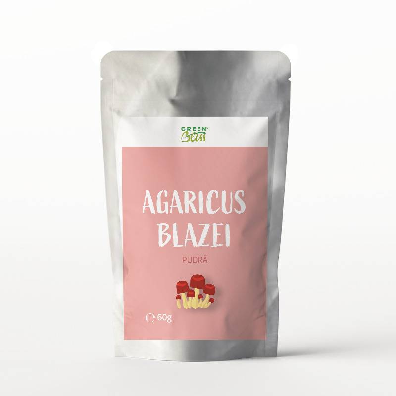 Agaricus Blazei pudra, 60 g, Green Bliss