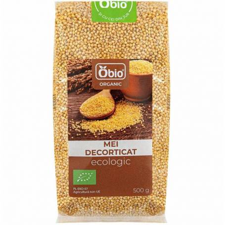 Mei decorticat, eco-bio, 500g, Obio