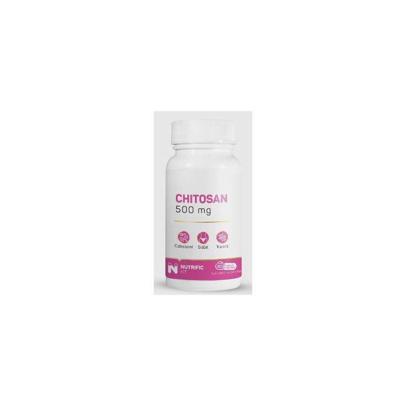 Chitosan, tranzitul alimentelor, 60cps -Nutrific