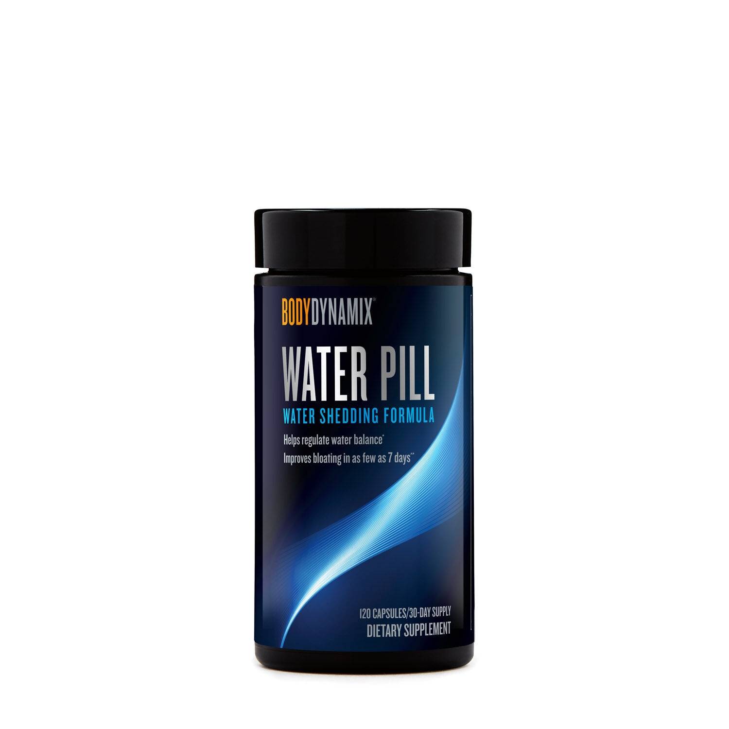 Bodydynamix Water Pill, Formula Pentru Reducerea Retentiei De Apa Din Organism, 120 capsule, GNC