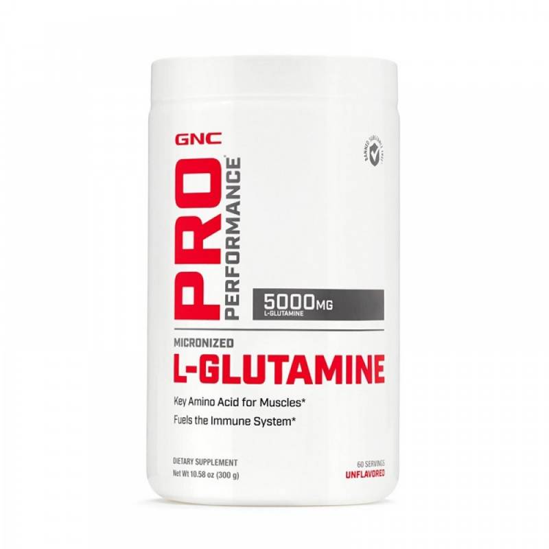 Gnc Pro Performance, L-glutamina 5000 Mg Fara Aroma, 300 G