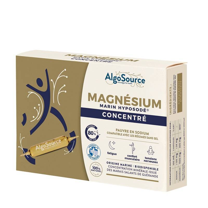 Magnezium Marin Hyposodic Concentrat 20 fiole - ALGO SOURCE