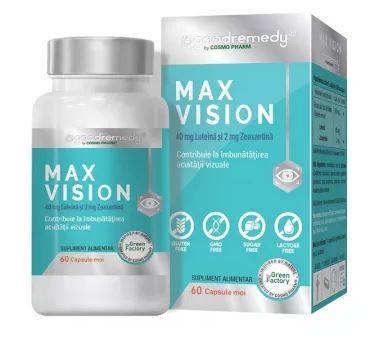 Max Vision Good Remedy, sustine vederea, 60cps - Cosmopharm