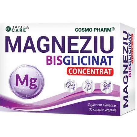 MAGNEZIU BISGLICINAT Concentrat 30 capsule - Cosmo Pharm