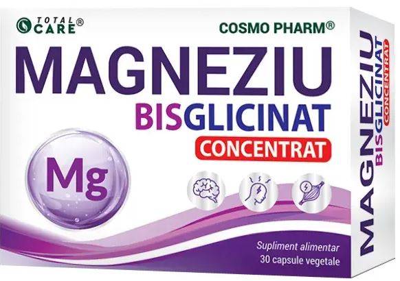 MAGNEZIU BISGLICINAT Concentrat 30 capsule - Cosmo Pharm