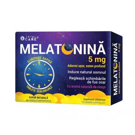 Melatonina eliberare rapida, 5 mg, 15 tablete - Cosmo Pharm