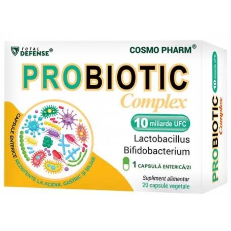 PROBIOTIC COMPLEX 10 miliarde UFC, 20 capsule - COSMO PHARM