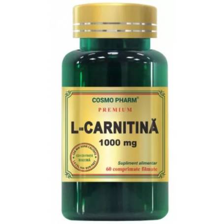 L-CARNITINA 1000MG, 60 Comprimate - COSMO PHARM